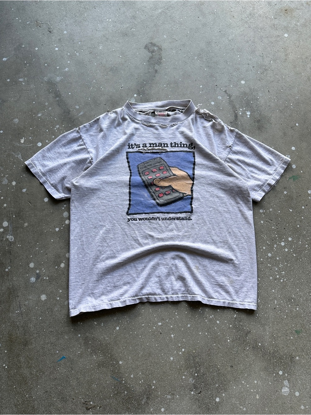 Thrashed vintage single stitch graphic tee